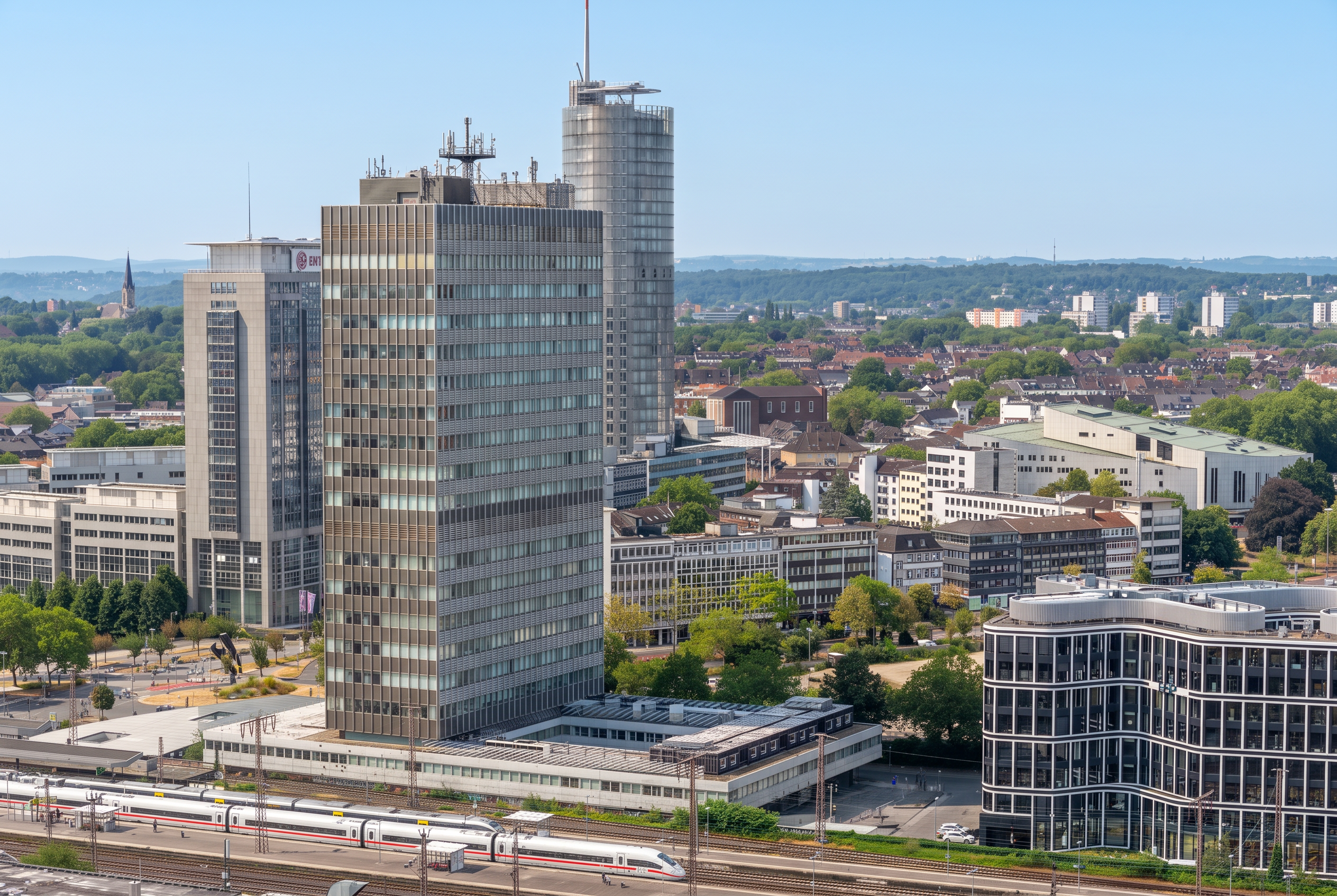 Essener Skyline mit dem Turm